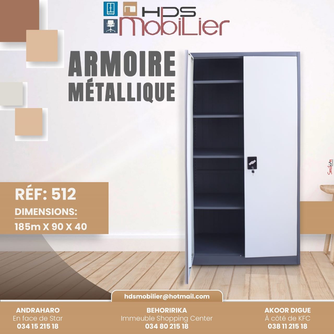 Armoire metallique REF 512