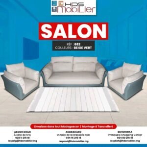 SALON CUIR 4PLACES - 682