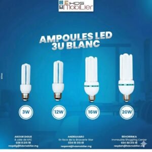 AMPOULE LED 3U BLANC