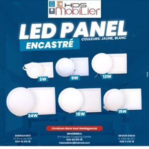 LED PANNEL ENCASTRE