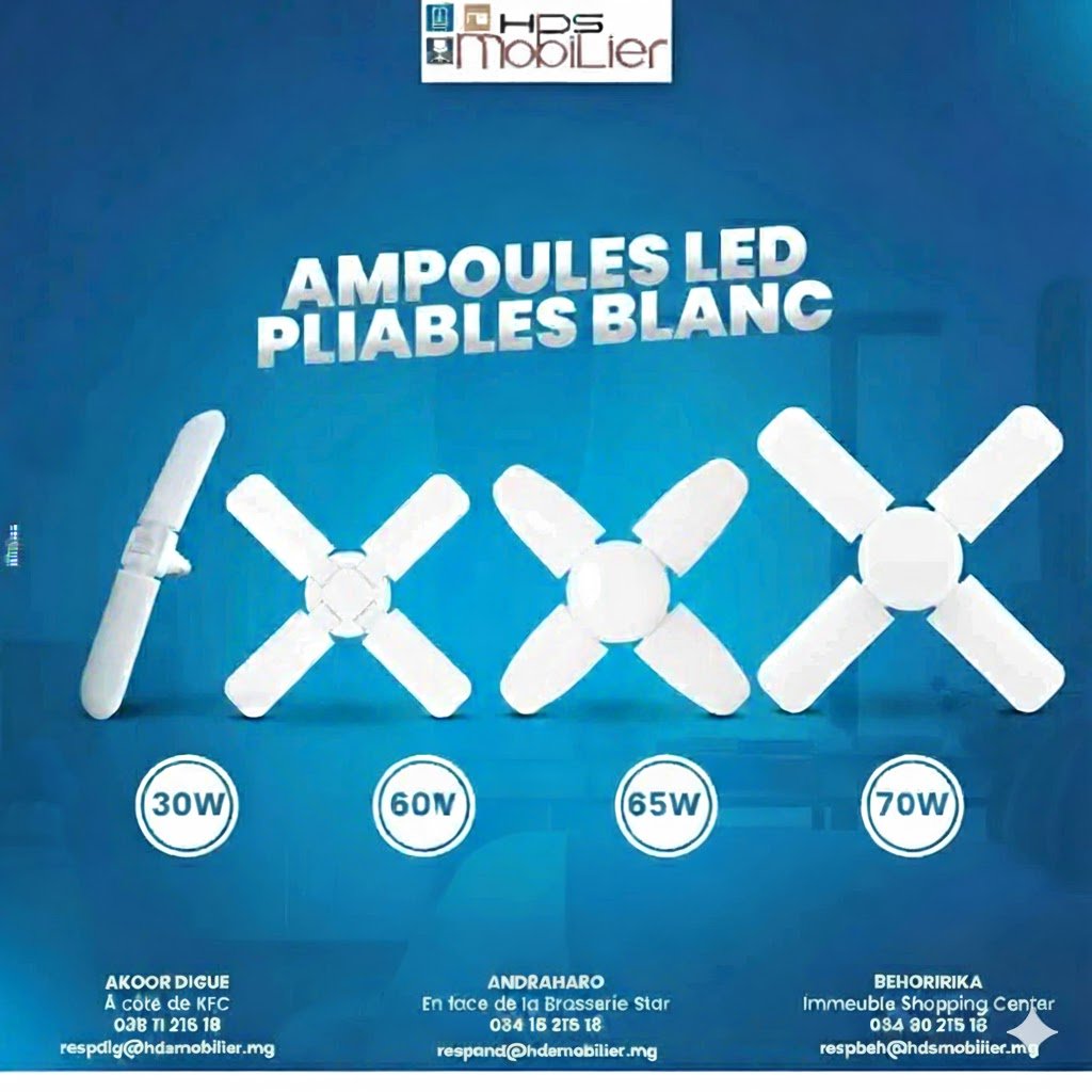 AMPOULE LED PLIABLE