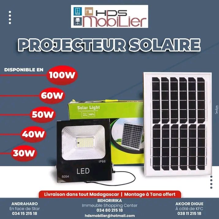 PROJECTEUR SOLAIRE