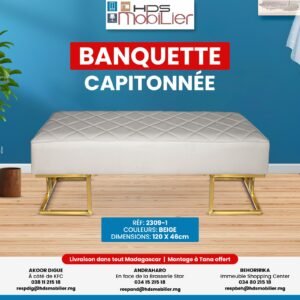 Banquette capitonnée - 2309-1
