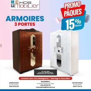 Armoire 3 portes-Réf: MAF 8863