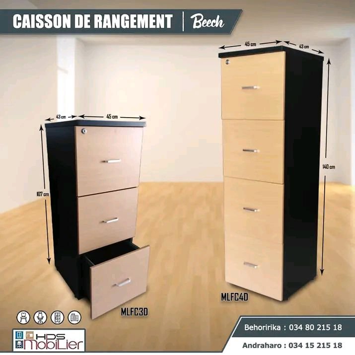 Caisson de rangement– Réf. MLFC3D / MLFC4D