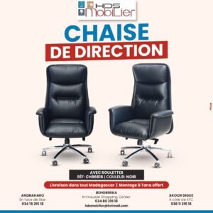 Chaise de direction CHR6616 Noir