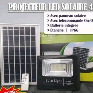 PROJECTEUR SOLAIRE LED -MODELE MATORY(Horinzontal)