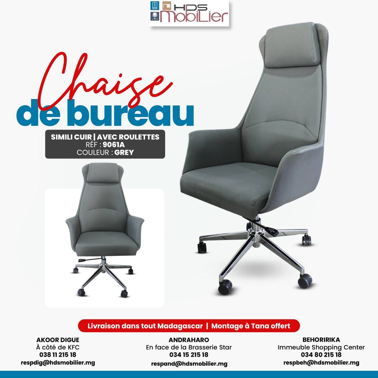 Chaise de bureau 9061A