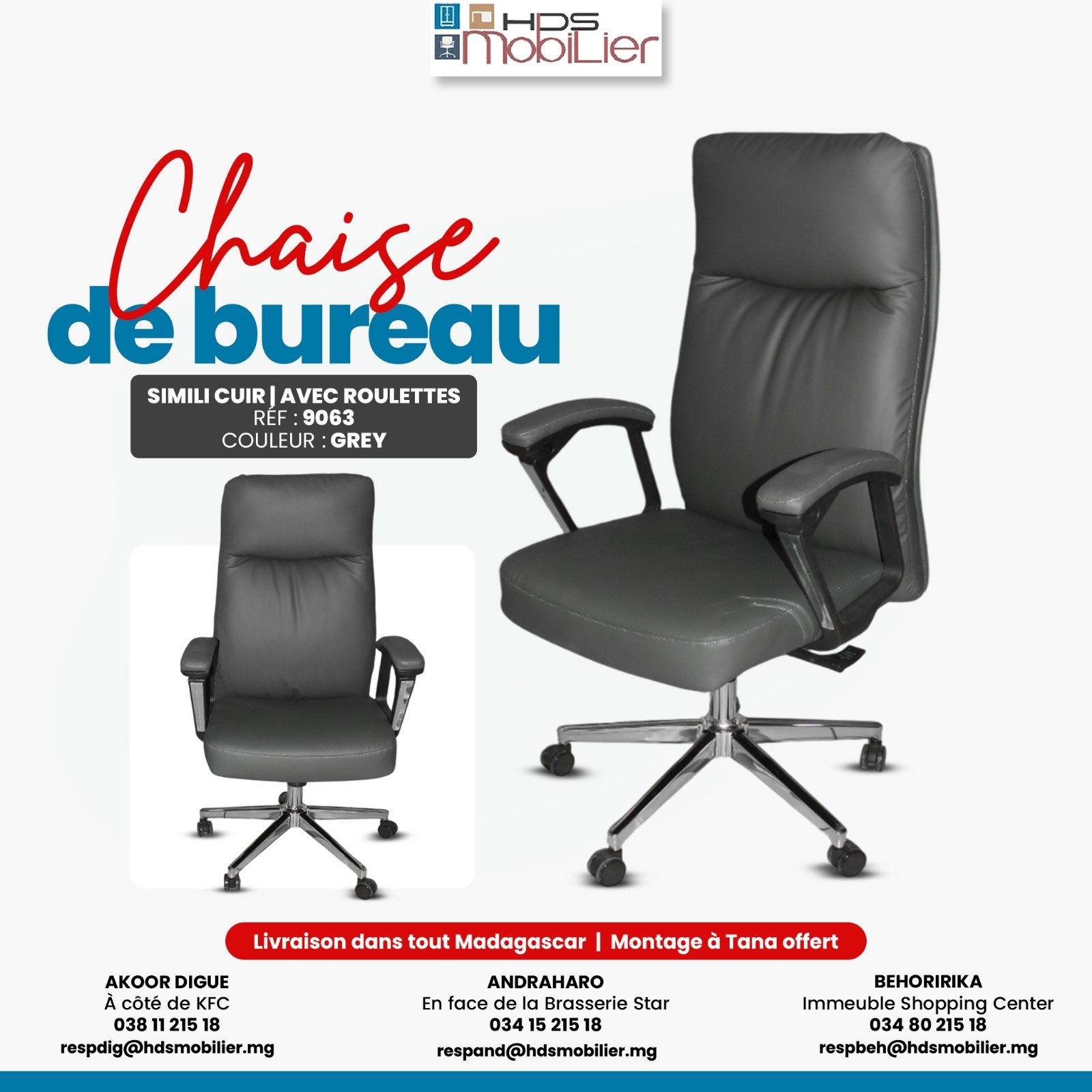 Chaise de bureau 9063