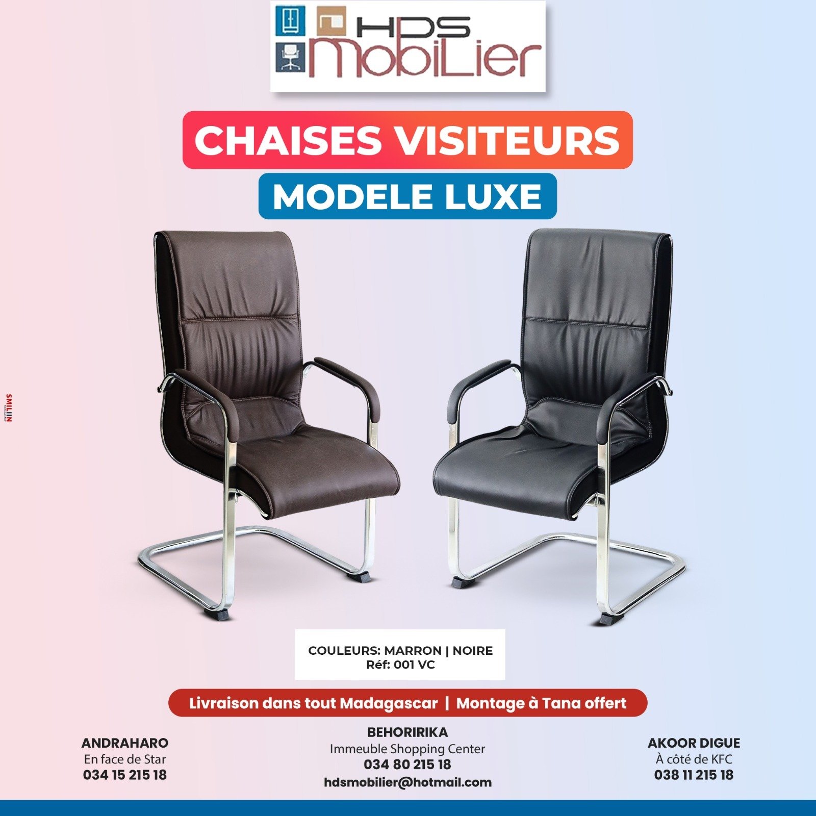 Chaises visiteurs