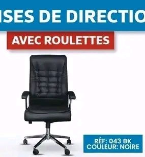 Chaise de bureau 043BK