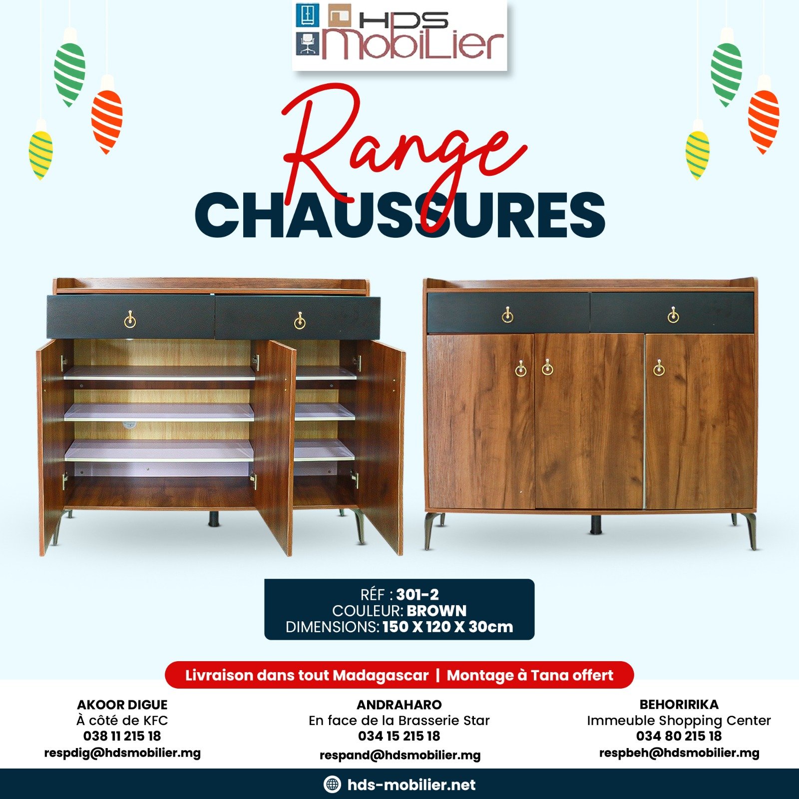 301-2 RANGE CHAUSSURE BROWN