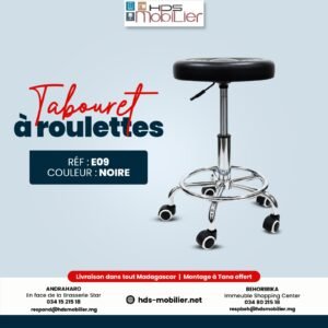 Chaise roulette E09BK