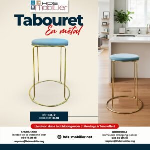Tabouret en métal H8-K