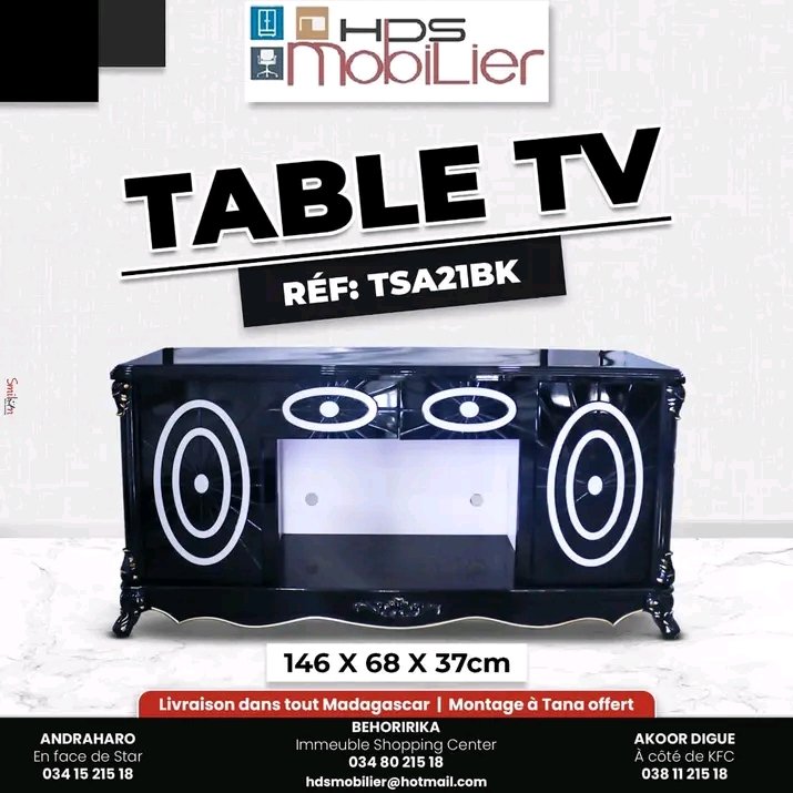 Table TV-TSA21 BK