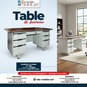 Table de bureau B07 Cherry