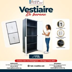 Vestiaire de bureau 4 portes TF-119TS