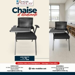Chaise d'étudiante avec tablette Réf : 981
