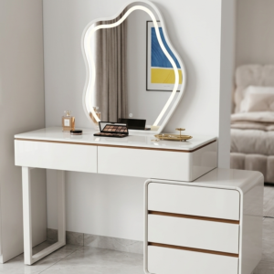 TABLE COIFFEUSE MINIMALISTE LUXE – 333 WHITE