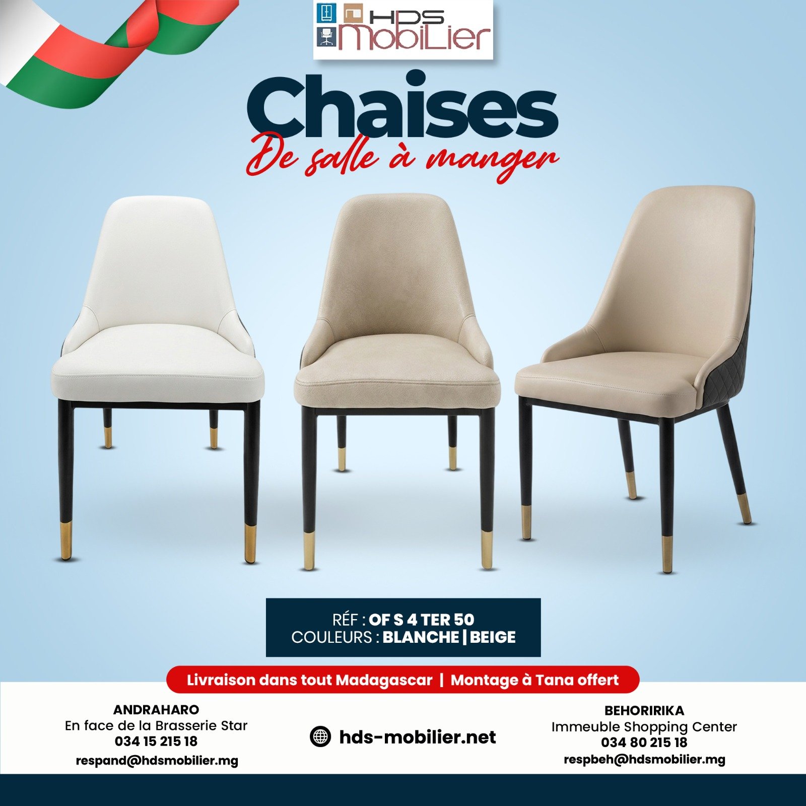 Chaise de salle à manger - OS F 4 TER 50